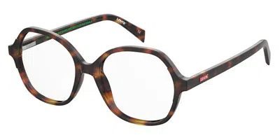 Levi's Lv 1056 Women's Glasses, Tortoiseshell, Size 52 In Brown