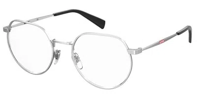 Levi's Lv 1060 010 Men's Glasses Silver Size 52 - Free Lenses - Blue Light Block Available In Gray
