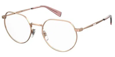 Levi's Lv 1060 Men's Glasses, Rose-gold, Size 52