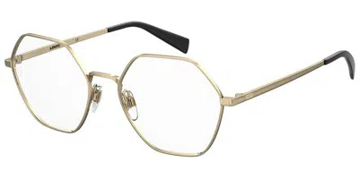 Levi's Lv 1063 Women's Glasses, Gold, Size 54
