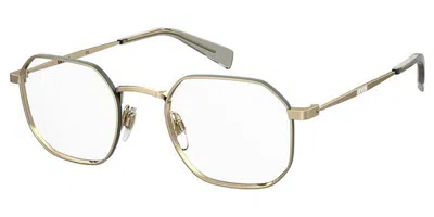 Levi's Lv 1064 Pef Men's Glasses Gold Size 50 - Free Lenses - Blue Light Block Available