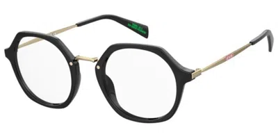 Levi's Lv 1070 Women's Glasses, Black, Size 48
