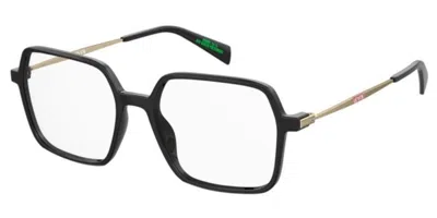 Levi's Lv 1072 Women's Glasses, Black, Size 53