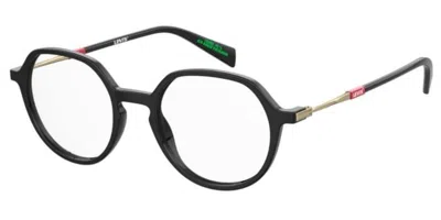 Levi's Lv 1074 Women's Glasses, Black, Size 49
