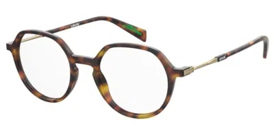 Levi's Lv 1074 Women's Glasses, Tortoiseshell, Size 49 In Brown