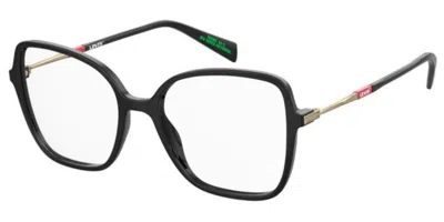 Levi's Lv 1075 Women's Glasses, Black, Size 52