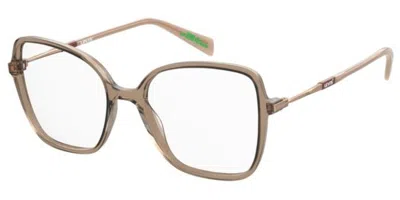 Levi's Lv 1075 Women's Glasses, Brown, Size 52