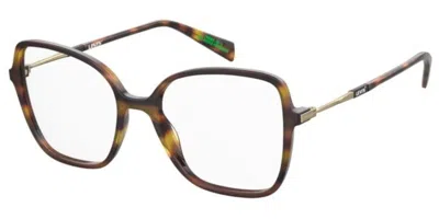 Levi's Lv 1075 Women's Glasses, Tortoiseshell, Size 52 In Brown
