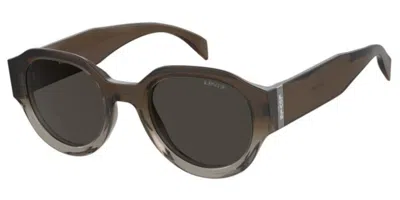 Levi's Lv 1078/s Tv7/ir Men's Sunglasses Brown Size 50