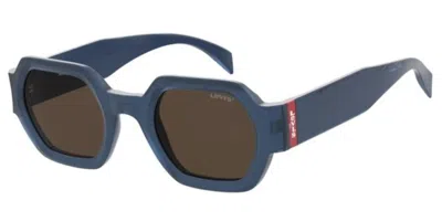 Levi's Lv 1079/s Fll/70 Women's Sunglasses Blue Size 49