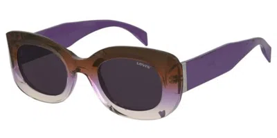 Levi's Lv 1080/s 2ro/ur Women's Sunglasses Brown Size 49