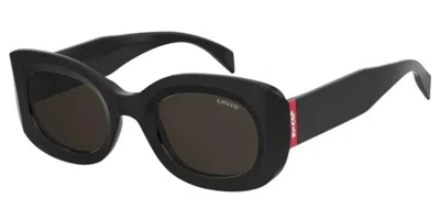 Levi's Lv 1080/s 807/ir Occhiali Da Sole Neri Per Donna In Black