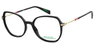 Levi's Lv 1086 Women's Glasses, Black, Size 54