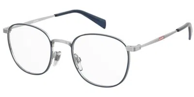 Levi's Lv 1091 Men's Glasses, Blue, Size 49 In Metallic