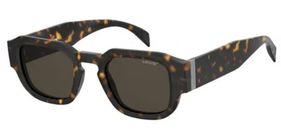 Levi's Lv 1095/s 086/70 Men's Sunglasses Tortoiseshell Size 48 In Green