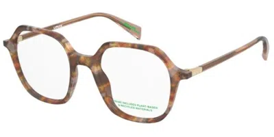 Levi's Lv 1098 L93 Women's Glasses Brown Size 50 - Free Lenses - Blue Light Block Available In Pink