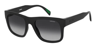 Levi's Lv 1111/s 807/9o Men's Sunglasses Black Size 54 In Yellow