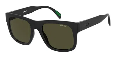 Levi's Lv 1111/s 807/qt Men's Sunglasses Black Size 54 In Transparent