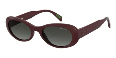 Levi's Lv 1112/s 1lh/u1 Women's Sunglasses Burgundy Size 52