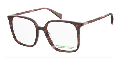 Levi's Lv 1114 0b0 Women's Glasses Tortoiseshell Size 53 - Free Lenses - Blue Light Block Available In Brown Pink Tortoise