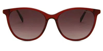Levi's Lv 5006/s C9a/3x Occhiali Da Sole Rossi Per Donna In Burgundy