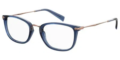 Levi's Lv 5007 Pjp Women's Glasses Blue Size 52 - Free Lenses - Blue Light Block Available
