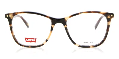 Levi's Lv 5018 Hmv Women's Glasses Tortoiseshell Size 52 - Free Lenses - Blue Light Block Available In Dark Tortoise