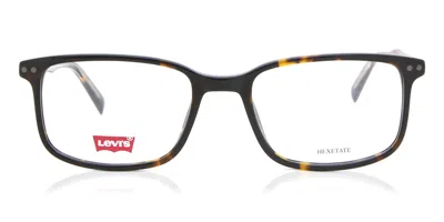 Levi's Lv 5019 086 Men's Glasses Tortoiseshell Size 54 - Free Lenses - Blue Light Block Available In Dark Tortoise