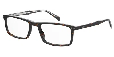 Levi's Lv 5020 086 Men's Glasses Tortoiseshell Size 55 - Free Lenses - Blue Light Block Available In Dark Tortoise