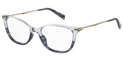 Levi's Lv 5021 38i Occhiali Da Vista Blu Per Donna (solo Montatura) In Gold