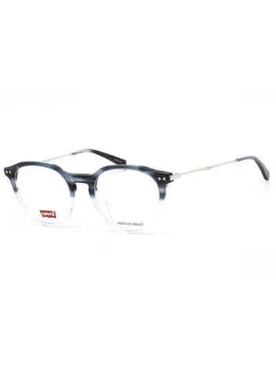 Levi's Levis Lv 5022 Eyeglasses In 038i 00 - Blue Horn / Clear Lens