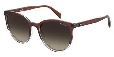 Levi's Lv 5022/s Imm/ha Women's Sunglasses Burgundy Size 56