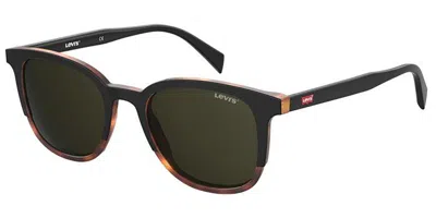 Levi's Lv 5024/s Wr7/70 Men's Sunglasses Black Size 52 In Metallic