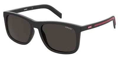 Levi's Lv 5025/s 003/ir Men's Sunglasses Black Size 56