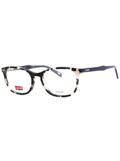Levi's Levis Lv 5026 Oval Eyeglasses In 0ht8 00 - Pink Havana / Clear Lens