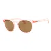 Levi's Round-frame Sunglasses In Pink