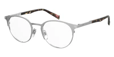 Levi's Lv 5035 010 Occhiali Da Vista Argentati Per Uomo (solo Montatura) In Gray
