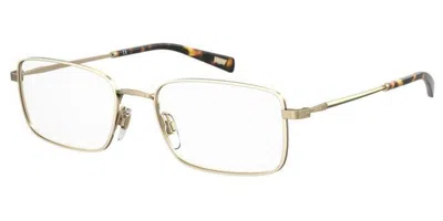 Levi's Lv 5039 Men's Glasses, Gold, Size 55 In Pattern
