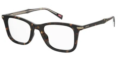 Levi's Lv 5041 086 Men's Glasses Tortoiseshell Size 50 - Free Lenses - Blue Light Block Available In Brown