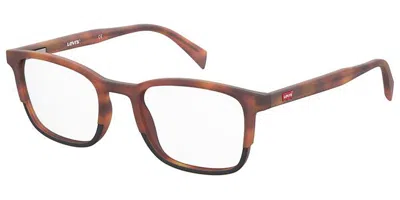 Levi's Lv 5042 581 Men's Glasses Tortoiseshell Size 52 - Free Lenses - Blue Light Block Available In Brown