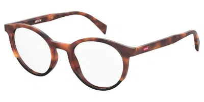 Levi's Lv 5044 Women's Glasses, Tortoiseshell, Size 50 In Black