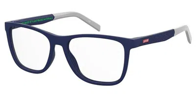 Levi's Lv 5050 4nz Men's Glasses Blue Size 54 - Free Lenses - Blue Light Block Available In Pattern