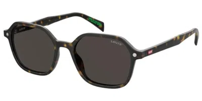 Levi's Lv 5051/s 086/ir Men's Sunglasses Tortoiseshell Size 53 In Blue