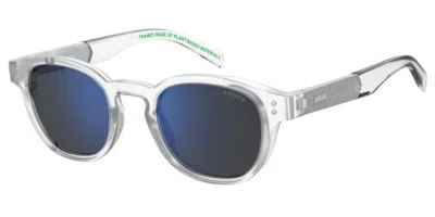 Levi's Lv 5060/s 2m4/xt Men's Sunglasses White Size 48 In Blue