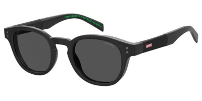 Levi's Lv 5060/s 807/ir Men's Sunglasses Black Size 48