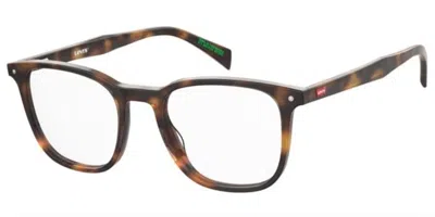 Levi's Lv 5064 Men's Glasses, Tortoiseshell, Size 50 In Brown