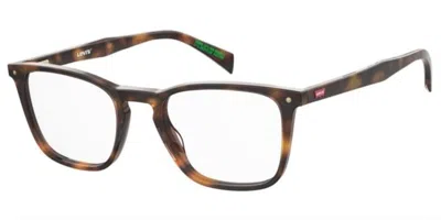 Levi's Lv 5065 Men's Glasses, Tortoiseshell, Size 52 In Brown