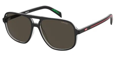 Levi's Lv 5073/s 7c5/70 Men's Sunglasses Black Size 56