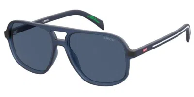Levi's Lv 5073/s Fll/ku Men's Sunglasses Blue Size 56
