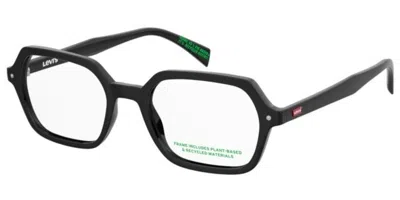 Levi's Lv 5076 Men's Glasses, Black, Size 51